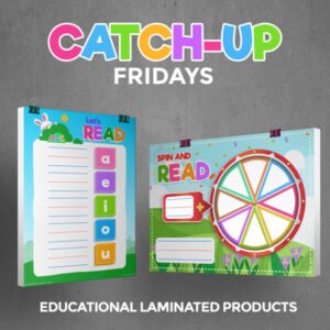 A4 size Spin and Read Reading materials
