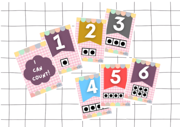 NUMBERS (0-10)- pastel theme
