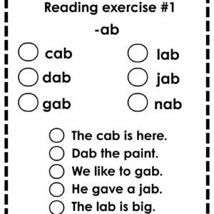PRACTICE READING TRACKER CVC AND PHRASES