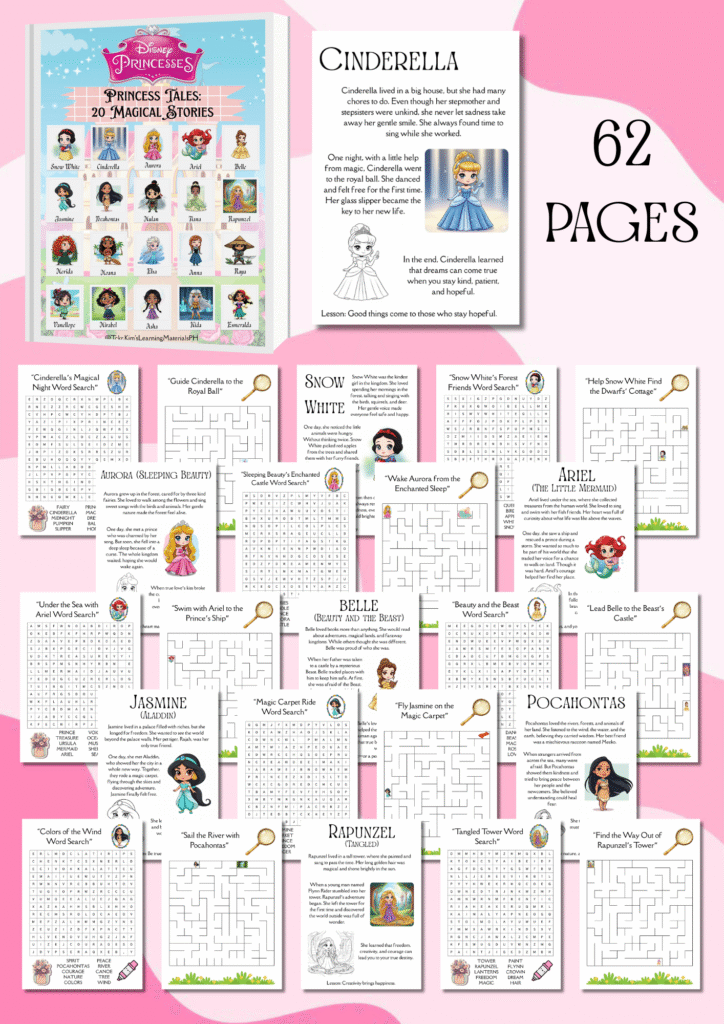 Disney Princess (Short stories & Activities) - Kaguro Ph