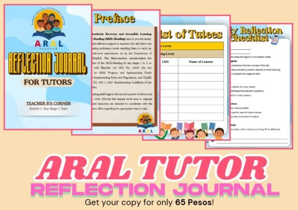 ARAL TUTOR'S JOURNAL for Key Stage 1 and 2