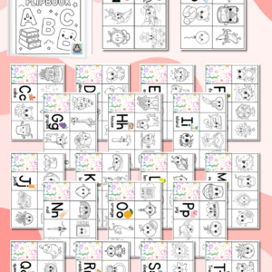 ABC Foldable Coloring Worksheet
