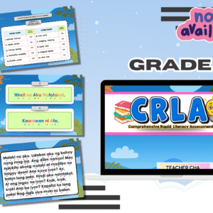 CRLA GRADE 1- Comprehensive Rapid Literacy Assessment