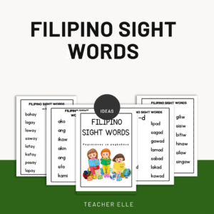 FILIPINO SIGHT WORDS