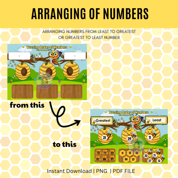 ARRANGING OF NUMBERS (Least to Greatest, Greatest to Least