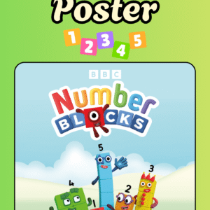 NUMBERS 1-20 POSTER NUMBERBLOCKS INSPIRED
