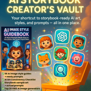 AI Storybook Creator’s Vault – AI Style Guides, Prompts & Tools for Teachers & Students