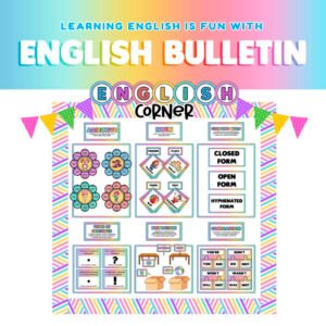 English Bulletin Design - Interactive and Manipulative