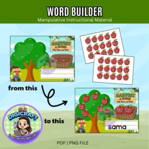 HARVEST A WORD (WORD BUILDER)