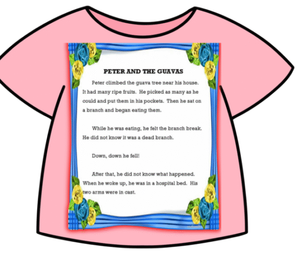 READING COMPREHENSION SHORT STORY