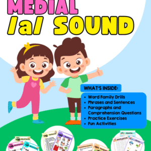 MASTERING MEDIAL /A/ SOUND WORKBOOK (86 pages)