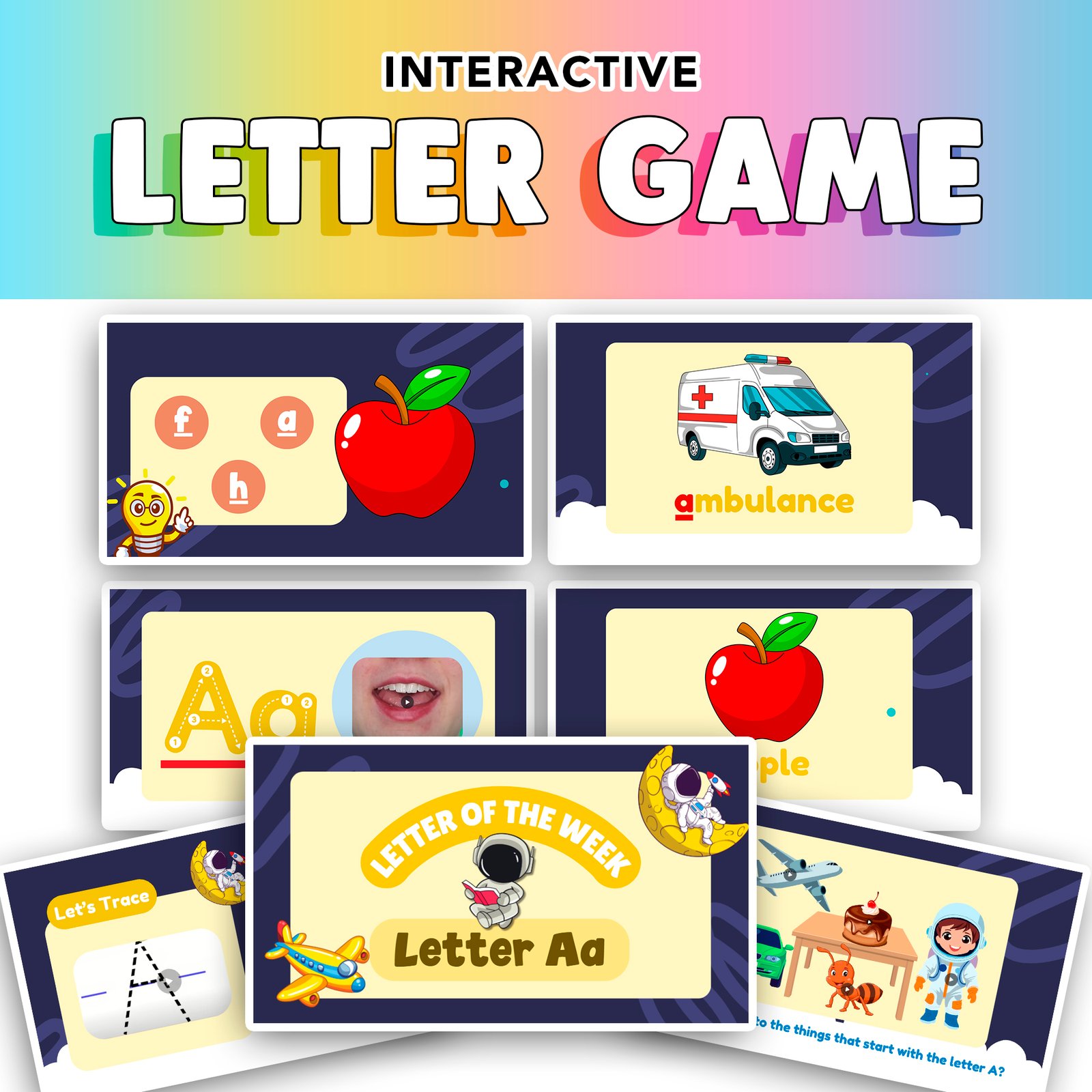 Interactive Letter Game - Canva Template Link from A-Z - Image 2