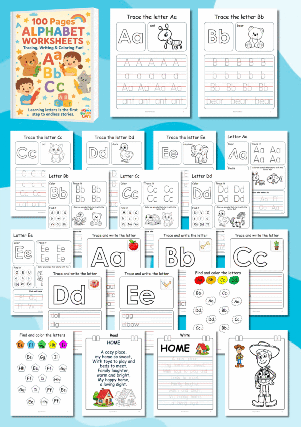 Tracing Alphabet (100 pages)