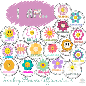 Smiley Flower Affirmations