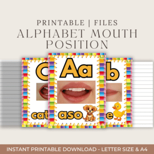 Alphabet Mouth Position