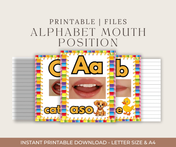 Alphabet Mouth Position