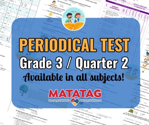 📝 Grade 3 Periodical Test Quarter 2