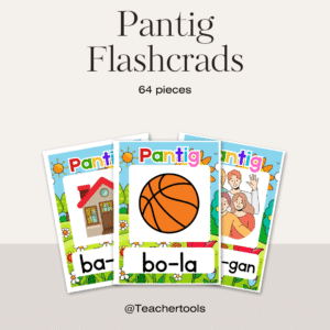 Pantig Colorful Flashcards
