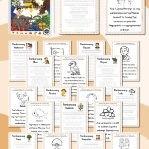 15 Pambansang Sagisag Trace, Write and Color