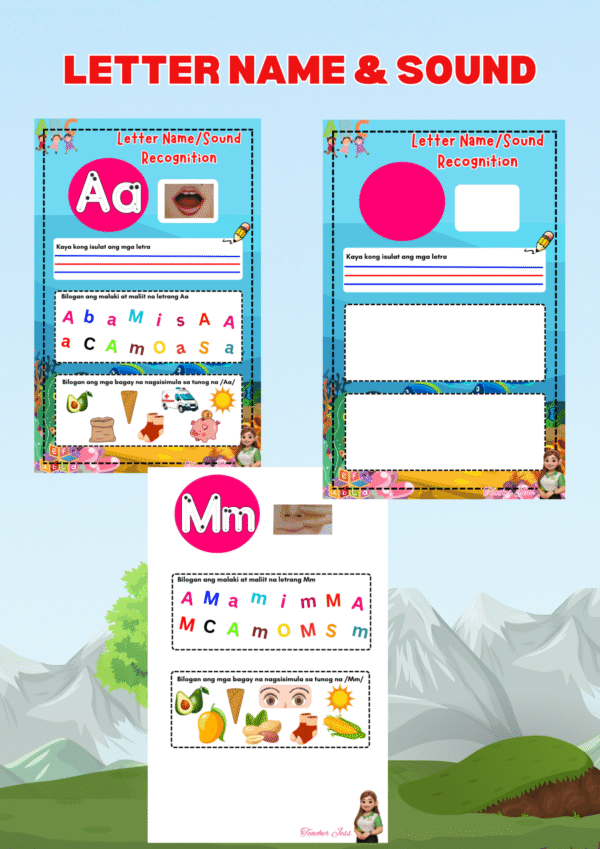 Letter Name & Soud Recognition