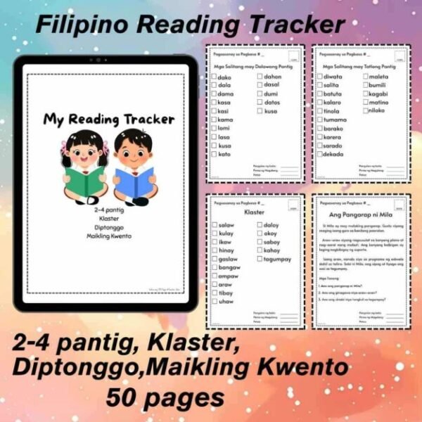 Reading Tracker 2-4 Pantig