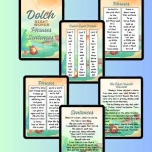 DOLCH SIGHT WORDS, PHRASES AND SENTENCES