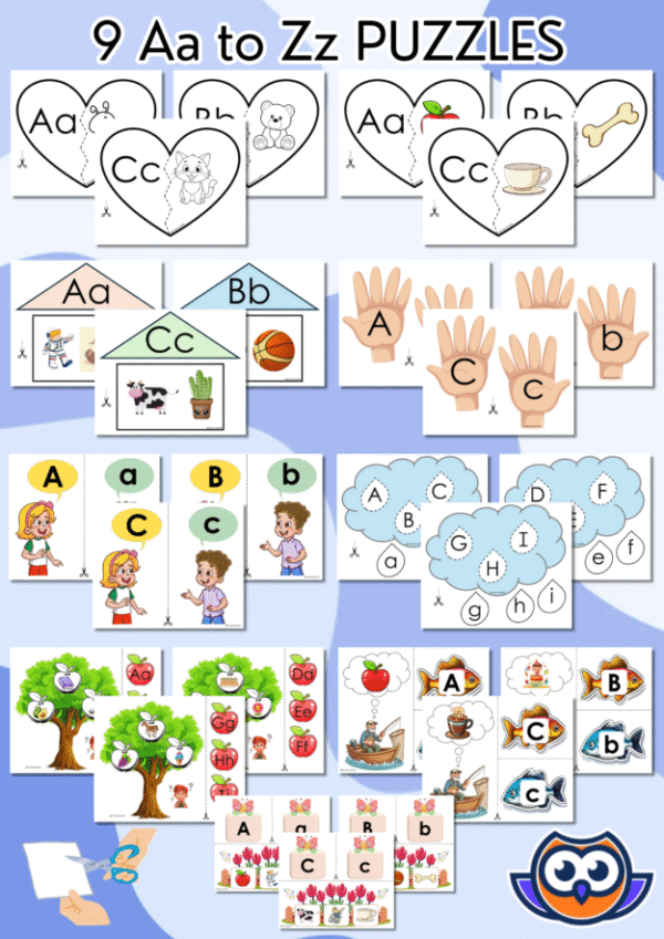 9 sets of ABC Puzzles (TAKE ALL)