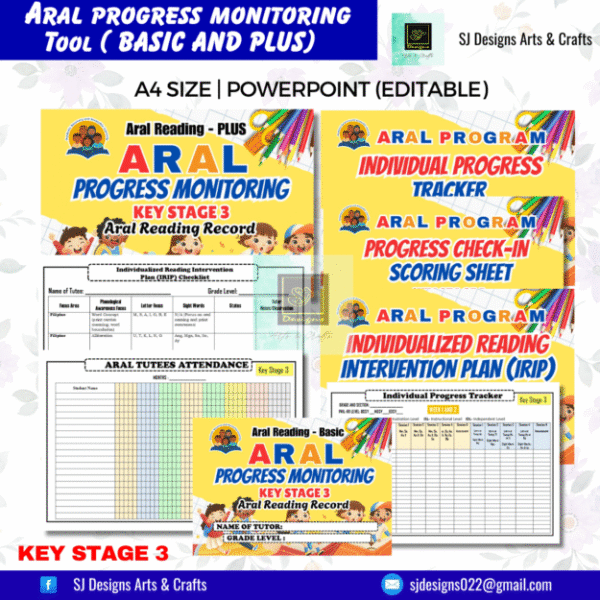 ARAL PROGRESS MONITORING TOOL FOR KEY STAGE 3