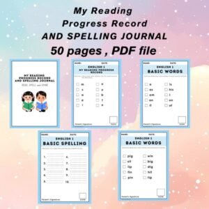 My Reading Progress Record AND SPELLING JOURNAL