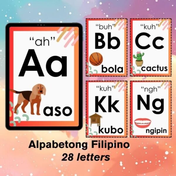 Alpabetong Filipino Flashcards
