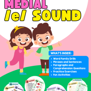 MASTERING MEDIAL /E/ SOUND WORKBOOK (44 pages)