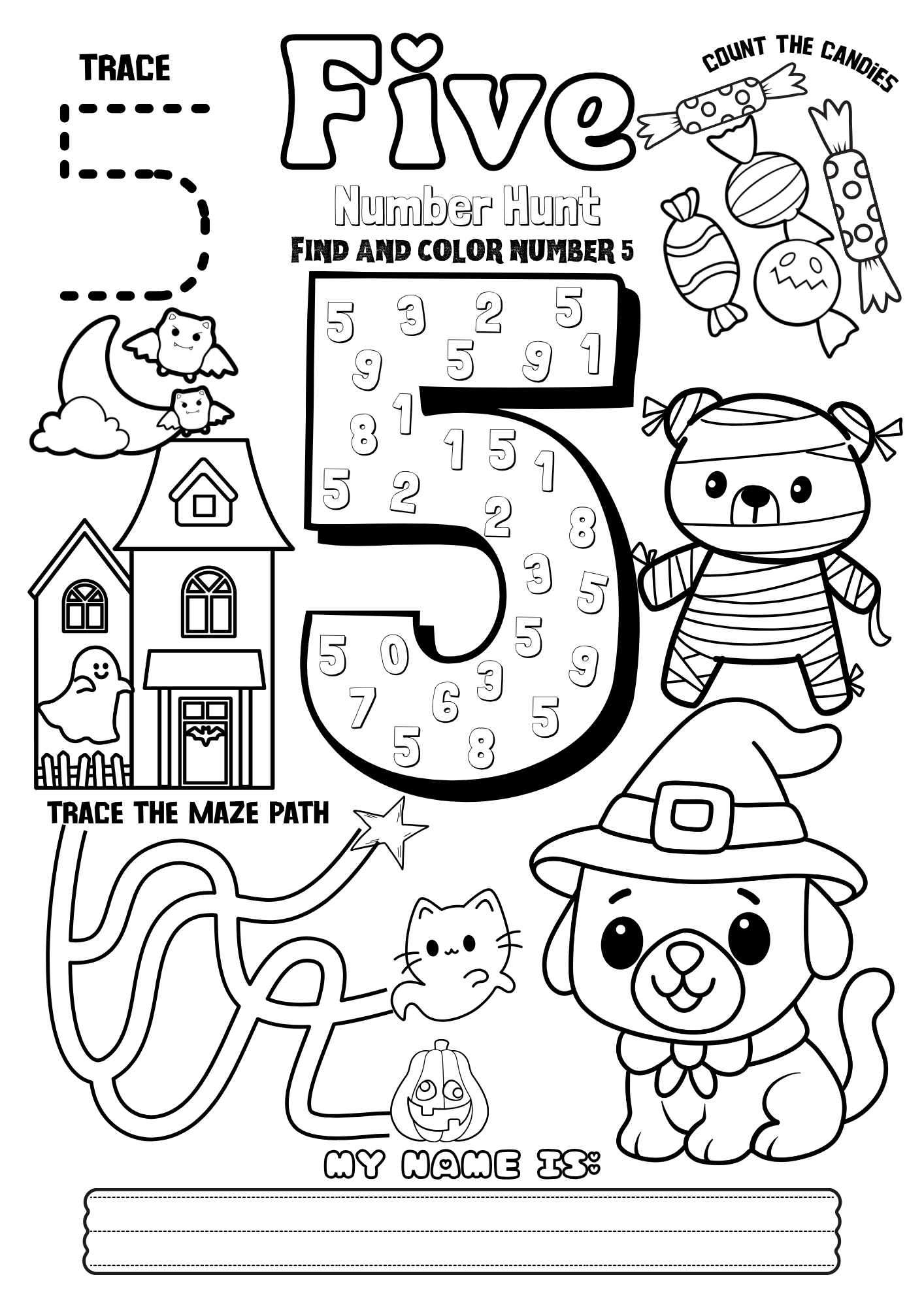 Math Activity Page (FREE Printable) - Image 2