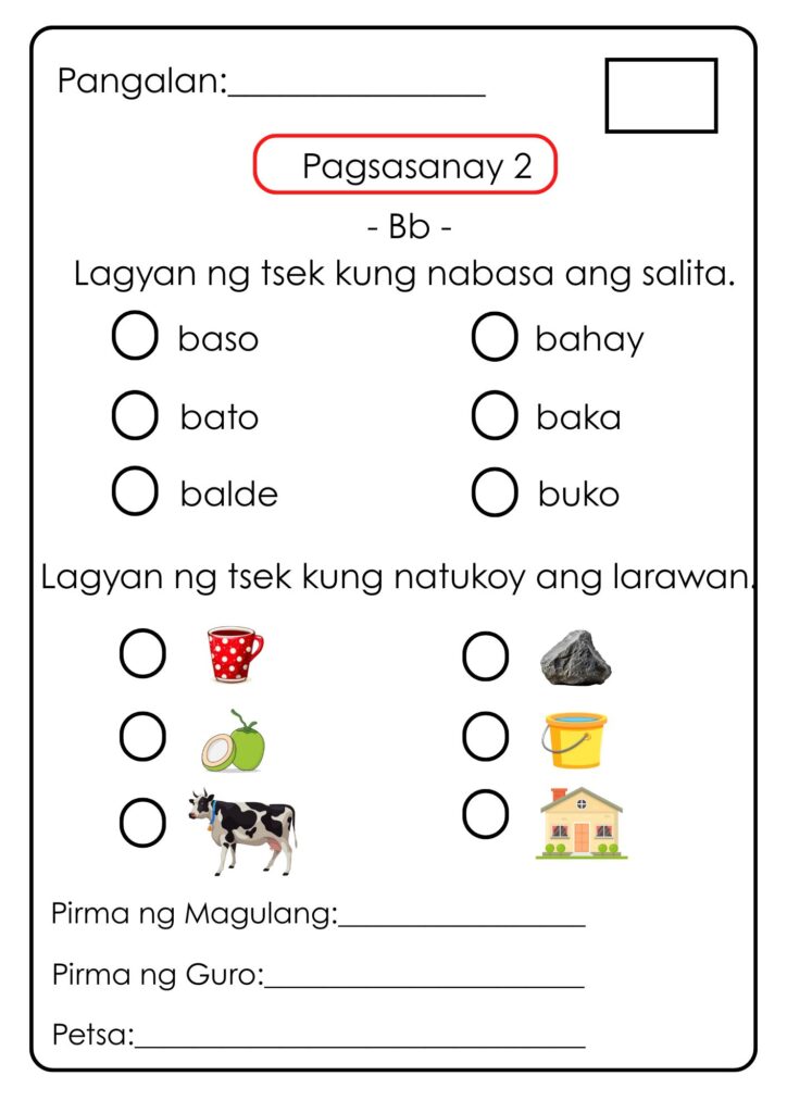 MAGBASA TAYO Aa- Yy (READING TRACKER) - Kaguro Ph
