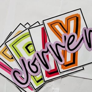 Colorful Literacy Wall Sign β Reading & Learning Theme