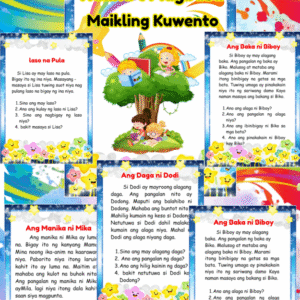 Maikling Kuwento for Grade 1 - 50 pages