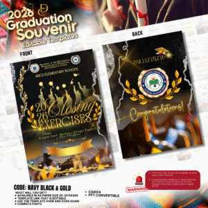 Graduation Souvenir 2026-NAVY BLACK AND GOLD