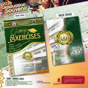 Graduation Souvenir 2026-GREEN AND GOLD