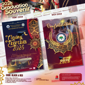 Graduation Souvenir 2026-BLACK & RED