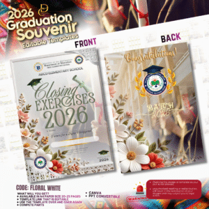 Graduation Souvenir 2026-FLORAL WHITE