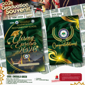 Graduation Souvenir 2026-EMERALD GREEN