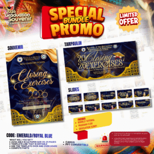 Graduation Souvenir 2026-EMERAL/ROYAL BLUE BUNDLE