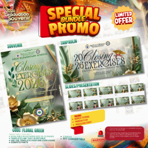 Graduation Souvenir 2026-FLORAL GREEN BUNDLE