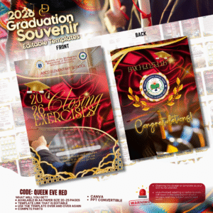 Graduation Souvenir 2026-QUEEN EVE RED