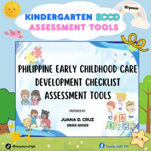 ✨Kindergarten ECCD Checklist Assessment Tools✨