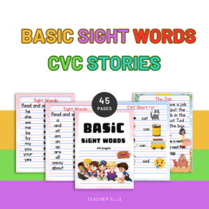 BASIC SIGHT WORDS AND CVC