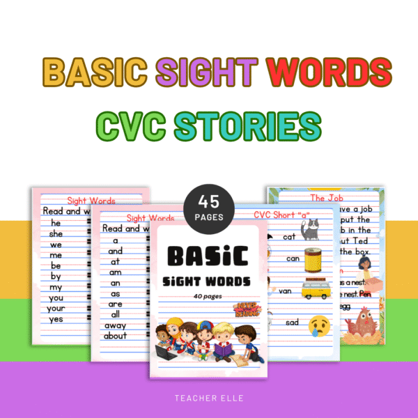 BASIC SIGHT WORDS AND CVC - Kaguro Ph