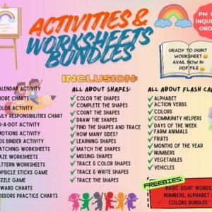 ✨ Activities and Worksheets Bundles✨