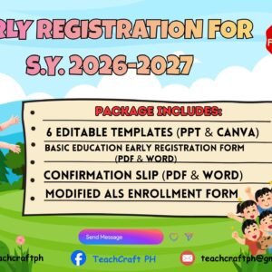 ✨Early Registration Package for S.Y. 2026-2027✨