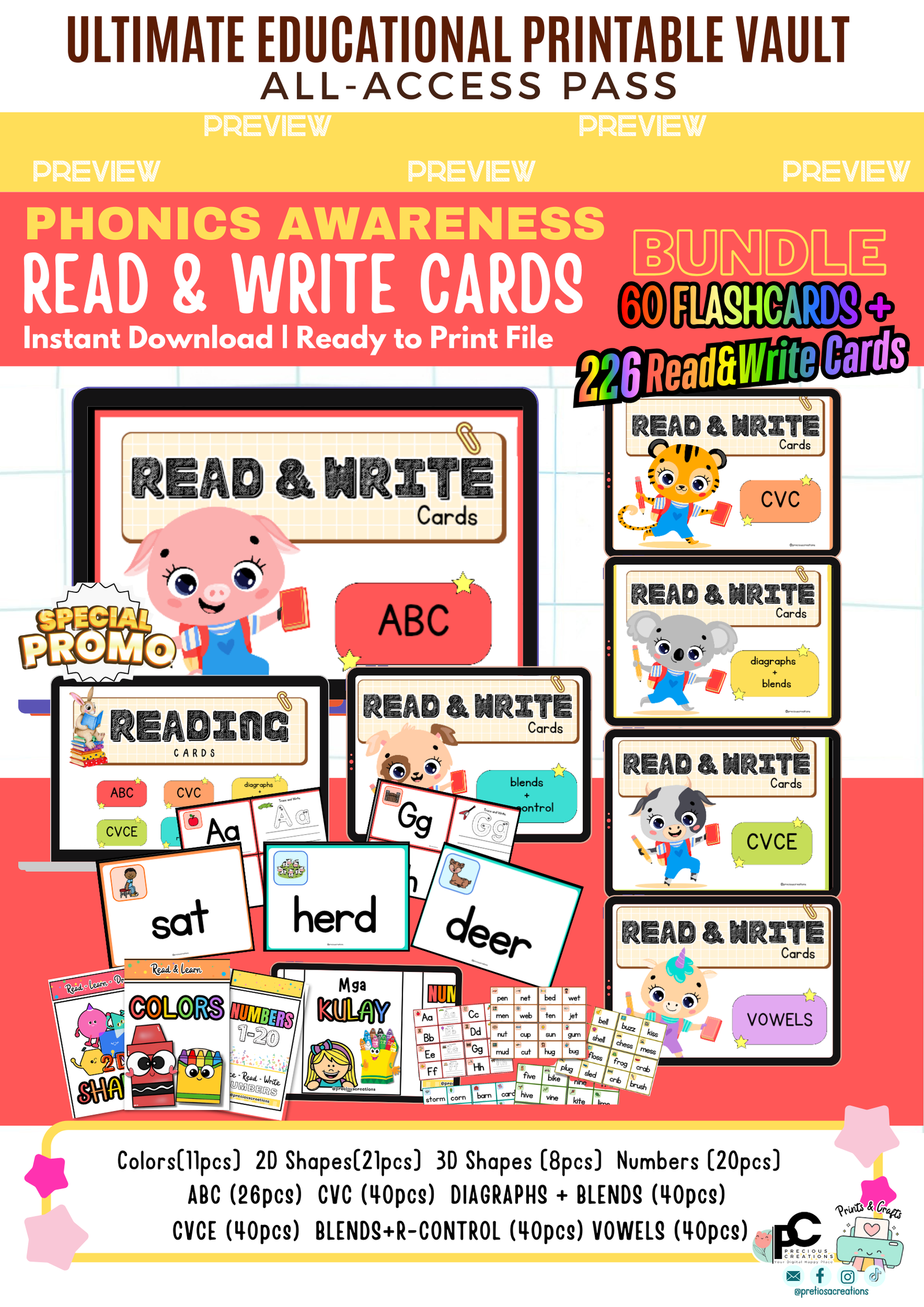 2026 Ultimate Educational Printable Vault – All Access Pass | MATATAG Aligned Growing Bundle | Interactive Visuals + Editable Canva + PPT Resources - Image 3