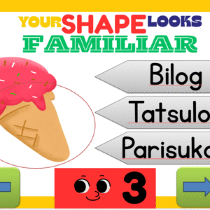 Your Shape Looks Familiar PPT Game Grade 1 CO